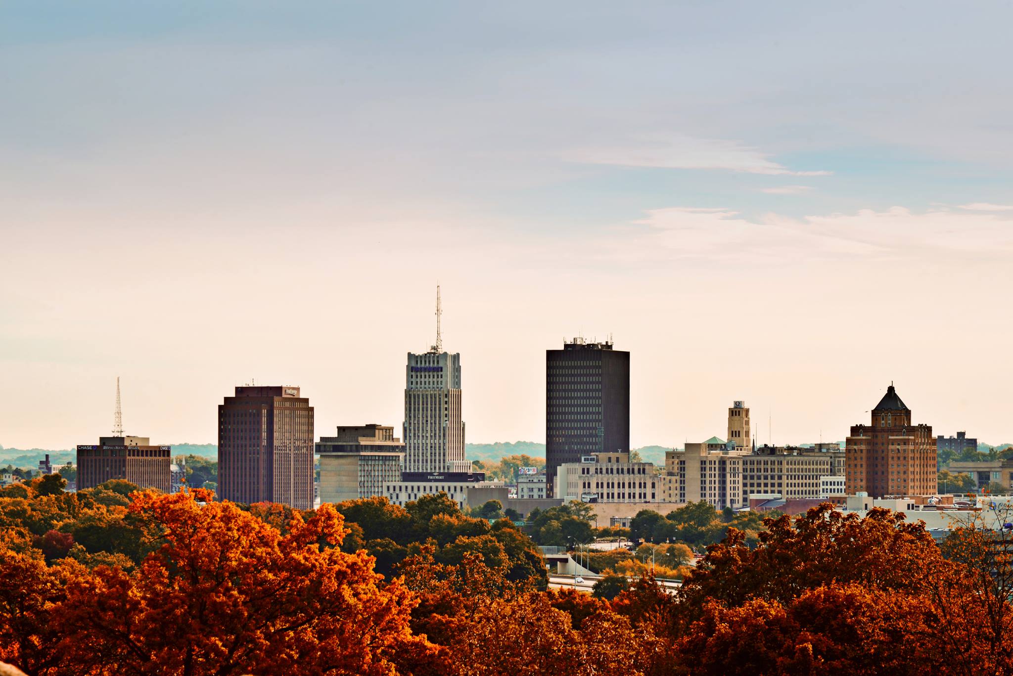 Downtown Akron, photo by Shane Wynn