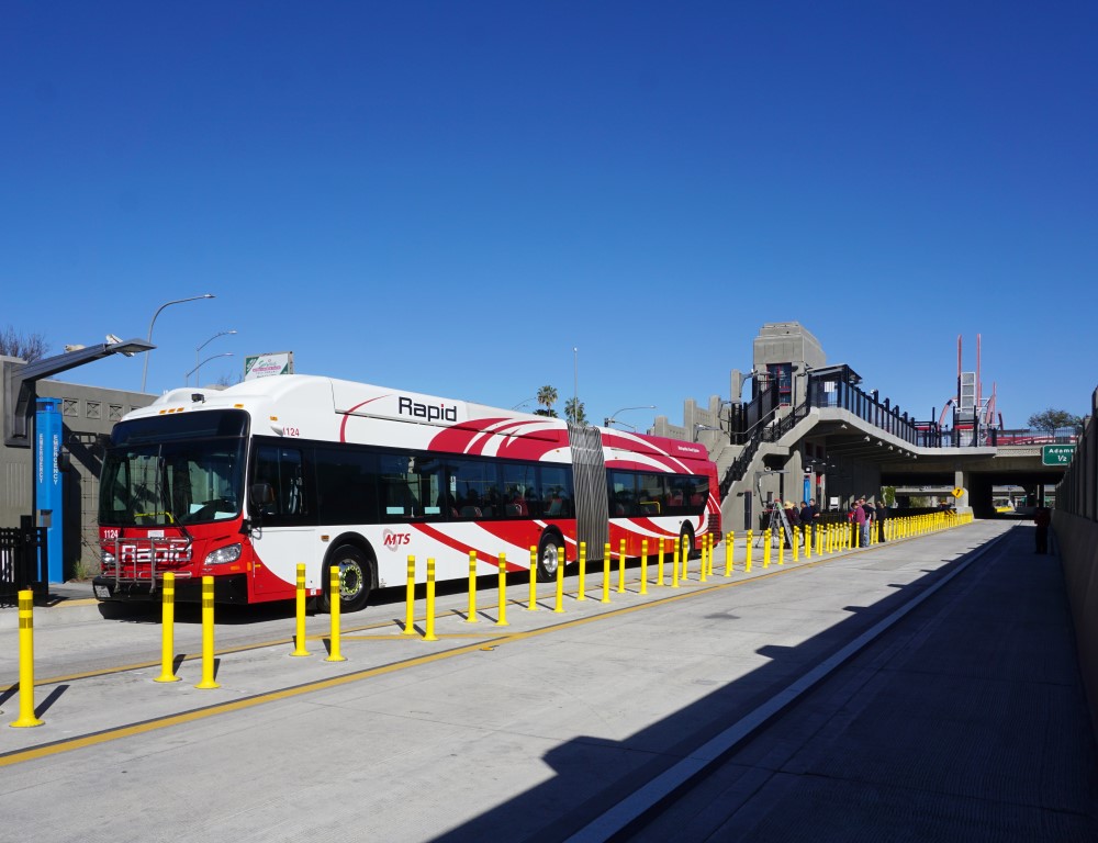 City Heights Transit Plaza on Bridgedeck