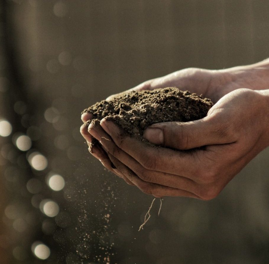 gabriel-jimenez-jin4W1HqgL4-unsplash-large Hands holding soil; photo by Gabriel Jimenez on Pexels