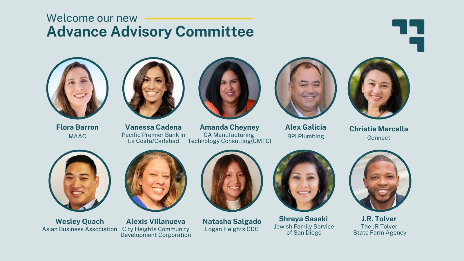 Advance Advisory Committee members