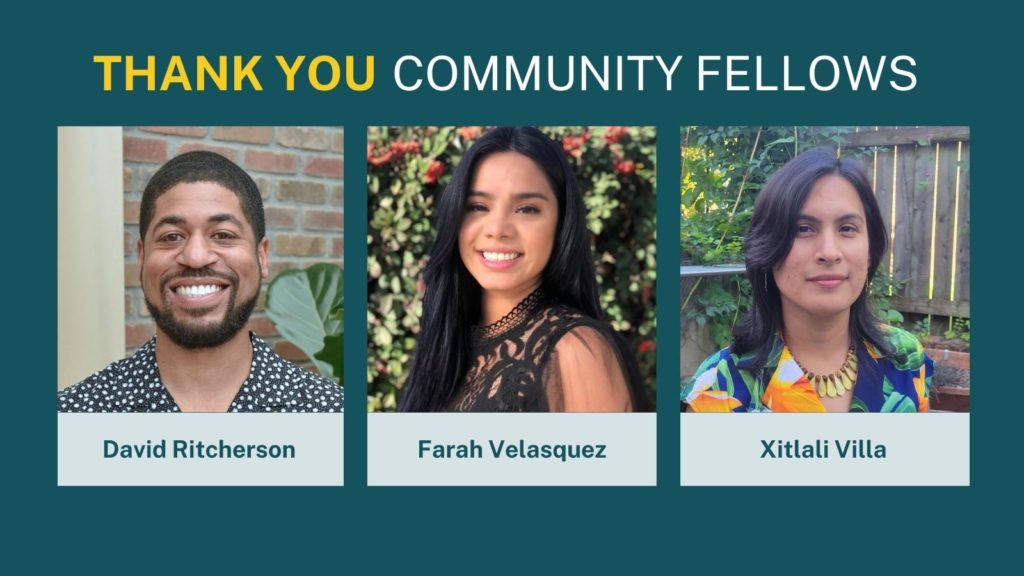 Thank you Community Fellows