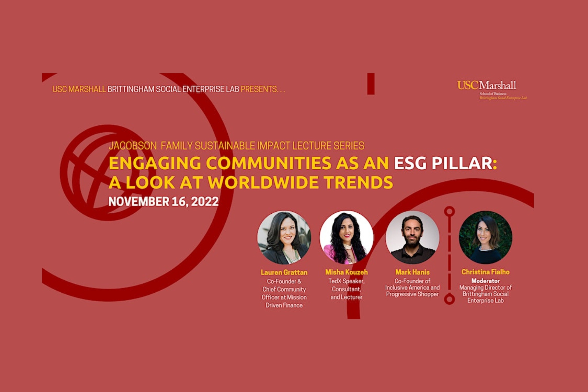 USC Marshall School of Business Engaging Communities as an ESG Pillar