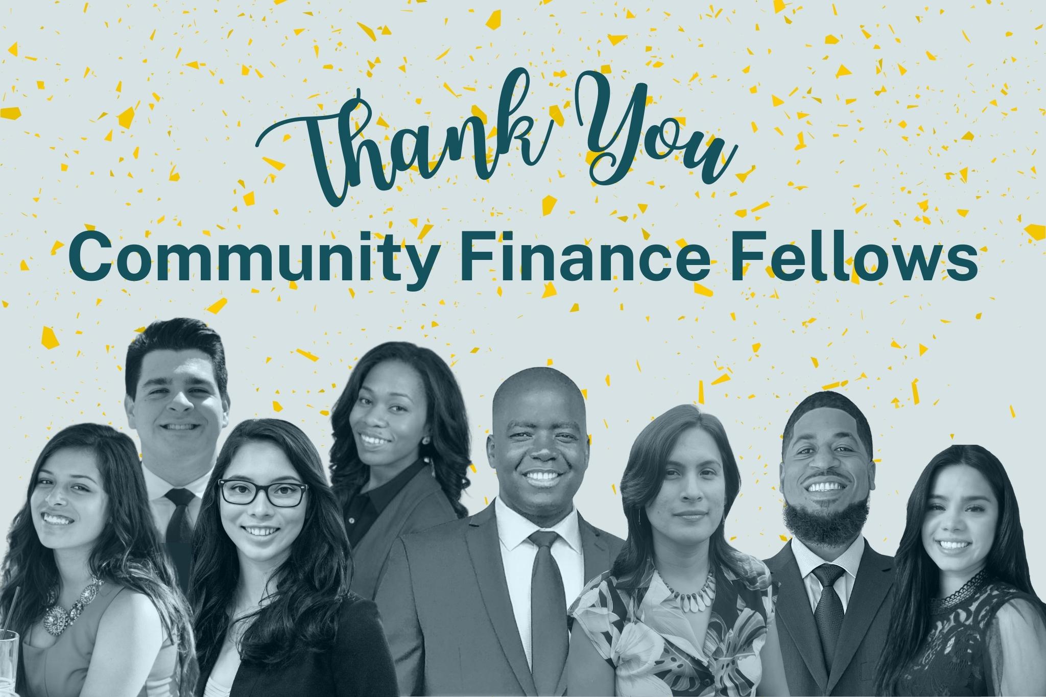 Fellows-2020+2021 Thank You Community Finance Fellows 2020+2021