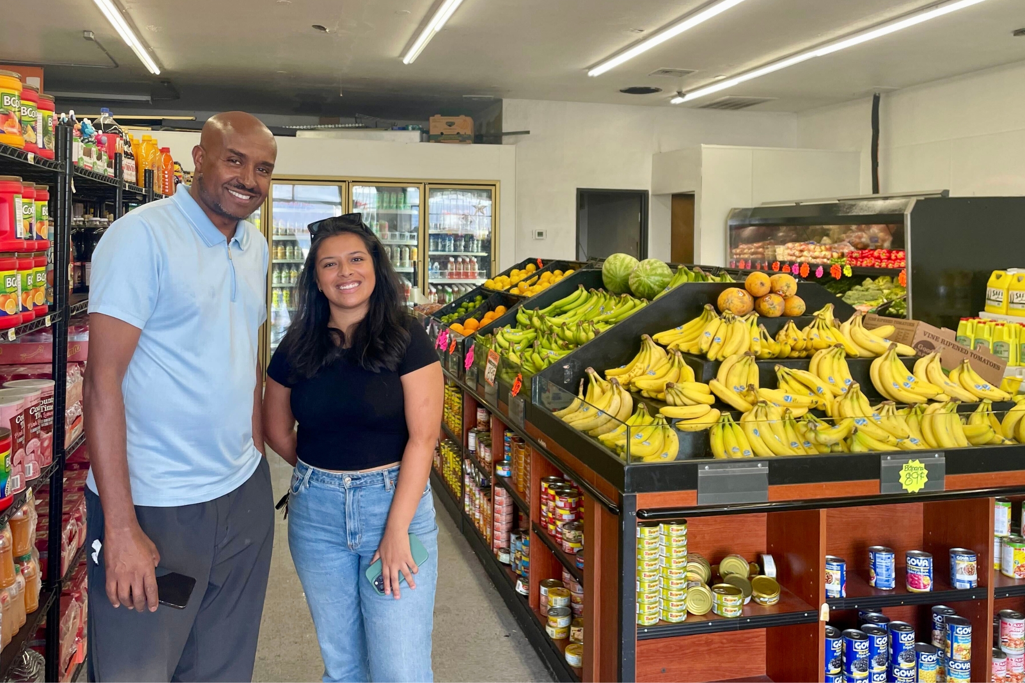 Abdikadir and Crystal at Minnehaha Food Market